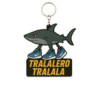 CALCHI ARTISTICI Meme Italian Brainrot Trallero Trallallà Shark with Sneakers Coloured Rubber Tralalero Tralala Thung Thung Shaur Bombardiro Cocodrilo Ballerina Cappuccina