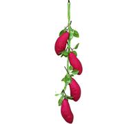 Calcifer 1 Sets Artificial Fruits Vegetable String For Restaurant Hotel Home Garden Decoration Display (sweet potato : 4 bulbs)