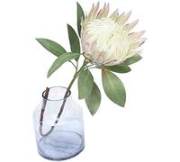 Calcifer 55 cm The King Protea (Protea Cynaroides) Artificial Flowers Plants for Home Garden Wedding Party Decoration, Beige, 2 Pcs