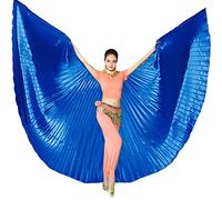 Calcifer Egyptian Egypt Belly Dance Angel Isis Wings (Blue)