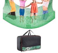 Calcing Net - Calcing Net for Playground | Double Level Safety Web | Portable 3 x 10 Ft Rarging Rope Net | Outdoor Exercise Equipment for Heavy Duty | Ideal for Fun
