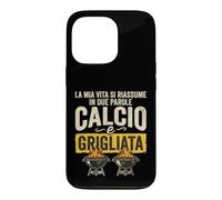 Calcio e Grigliata Design Sportivo Barbecue Uomo Case for iPhone 13 Pro