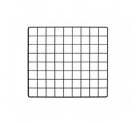 Calcipxx Modular Wire Grid Panel, 35 x 35 cm Plastic-Coated Metal Component for DIY Grid Structures (1 PC)