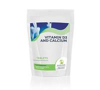 Calcium 500mg Plus Vitamin D3 200mg Vitamins Health Food Supplement 30 Tablets Pills Strong Bones Teeth Nutrition Supplements HEALTHY MOOD