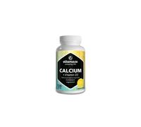 Calcium and Vitamin D3 Tablets 600 mg - Calcium Carbonate High Strength + 400 IU Cholecalciferol per Daily Dose -120 Vegetarian Tablets for 2 Months -