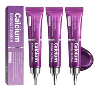 Calcium Bonding Eye Cream with Peptides, Anti-Aging Under Eye Cream for Dark Circles and Puffy Eyes, Firming Eye Treatment Eye Bags Remover, Anti Wrinkle Firming & Hydrating Eye Cream (3PC)