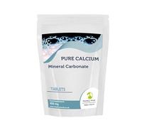 Calcium Carbonate 400mg 7 Tablets Made in The UK Provide Essential Vitamins and Minerals for Healthy Bones and Teeth