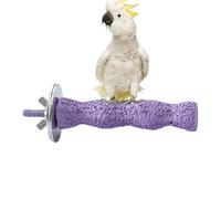 Calcium Chew Toy - Bird Perch, Hamster Teeth Grinding Stone Stick | Sand-Clad Claw Grinding Perch for Budgies Parrots, Cage Stand for Squirrel Hamster and Small Animals