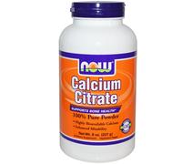 Calcium Citrate - 100% Pure Powder - 8 oz (227 g) - Now Foods