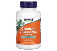 Now Foods Supplement Calcium D-Glucarate 500 mg 90 Veg Caps (Pack of 1)