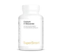 Calcium D-Glucarate - Natural Detoxifier - Promotes Liver Health - Calcium Salt of D-Glucaric Acid - Supports Optimized Glucuronidation - Vegan - Supersmart