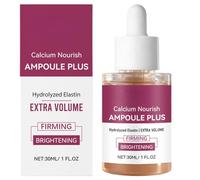 Calcium Firming Face Serum, Hydrolyzed Elastin Anti Aging Ampoule for Skin Tightening and Lifting, Wrinkle Smoothing Brightening Serum for Sagging and Fine Lines, Volume Boost Essence 30ml (1pcs)
