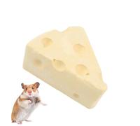 Calcium Grinding Stones for Hamsters | Cheese Shaped Teeth Trimmer Chew Treats,Mineral Teeth Molar Toys, Small Teeth Grinding Toy for Pet, Hamster, Chinchilla