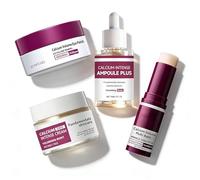 Calcium Korean Skincare Set, Skin Care Gift Sets For Women: Calcium Volume Multi Balm, Eye Mask, Serum, Anti Aging Face Cream - Skin Care Sets & Kits For Smooth & Glowing Skin, Pamper Gifts For Women