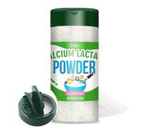 Calcium Lactate Powder, 170g Pure Calcium Lactate Food-Grade, Helps Neutralize Food Acidity, Non-GMO Food Stabilizer and Bulking Agent for Dairy Products, Breads, Pastries, Ice Cream, Jellies