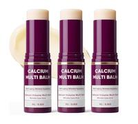 Calcium Multi Balm, 3pc Calcium Volume Multi Balm, Anti Aging Firming Skincare Stick, Collagen Moisturing Stick, Suitable For Eyes, Face, Neck (3)