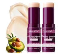 Calcium Multi Balm - 9g, Anti-Aging Firming Skincare Stick with Collagen & Calcium, Wrinkle Core Repair & Intense Hydration, Moisturising Glow Balm for Face, Eyes, Neck - Portable Solid Serum（2PCS）