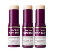 Calcium Multi Balm, Calcium Volume Multi Balm, Korean Collagen Moisturing Stick, Anti-aging, Hydrating & Firming Balms,Suitable for Eyes, Neck, Face,3pcs