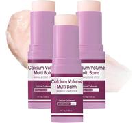 Calcium Multi Balm, Collagen Stick for Face Anti Aging & Anti Wrinkle, Korean Collagen Moisturing Stick, Hydrating, Firming Skin, Enhance Elasticit, Suitable for Eyes, Face, Neck (3PC, 8g)