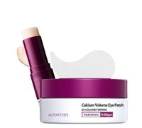 Calcium Multi Balm Stick & Calcium Volume Eye Patches Set,(9g + 60 patches) | Korean Skincare Anti-Aging Kit,Hydrating Calcium Collagen Stick for Eyes,Face&Lips,Reduce Puffiness,Dark Circles & Fine Lines