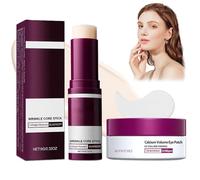 Calcium Multi Balm Stick, Calcium Volume Multi Balm,Wrinkle Core Stick, Face & Forehead Wrinkle Patches, Anti Wrinkle Facial Patches to Smooth Eye for Fine Wrinkles between Eyes & Face