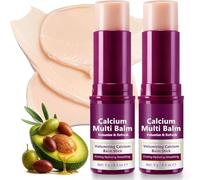 Calcium Multi Balm Stick, NATURAL & PURE Calcium Volume Multi Balm, Collagen Moisturing Stick, Wrinkle Core, Moisturizing Cream, Hydrating, Firming Skin, Suitable for Eyes, Neck, Face