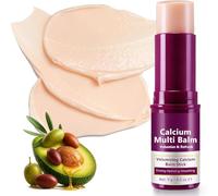 Calcium Multi Balm Stick, NATURAL & PURE Calcium Volume Multi Balm, Collagen Moisturing Stick, Wrinkle Core, Moisturizing Cream, Hydrating, Firming Skin, Suitable for Eyes, Neck, Face