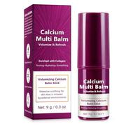 Calcium Multi Balm Stick - Solid Collagen Balm for Care of Eyes, Face & Neck - Firming & Moisturising - With Shea Butter & Vitamins - Practical Care Pen for On the Go (1 Piece)