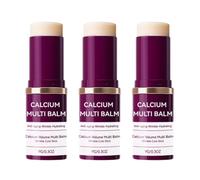 Calcium Multi Balm, Wrinkle Core Stick, Calcium Volume Multi Balm, Korean Collagen Moisturizing Stick, Anti-aging, Hydrating, Firming Skin, Suitable For Eyes, Neck, Face (3)