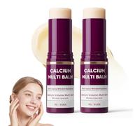 Calcium Multi Balm, Wrinkle Core Stick, Calcium Volume Multi Balm, Korean Collagen Moisturizing Stick, Anti-aging, Hydrating, Firming Skin, Suitable for Eyes, Neck, Face (2)