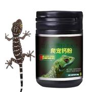 Calcium Powder for Reptiles | Chameleon Supplement | Gentle Reptile Calcium Powder Supplement with Spoon for Bearded Dragon, Salamander, Gecko, Amphibian Care