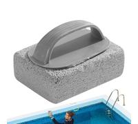 Calcium Remover Block - Pool Tile Cleaner, Concrete Eraser | Handheld Grout Scrubber, Pumice Stone Tool For Spa Surfaces, Shower, Patio Floors, Outdoor Decks, Bathroom Tiles, And Hard Water