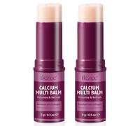 Calcium Volume Multi Balm, Anti Wrinkle Collagen Moisturing Stick, Wrinkle Core Stick, Anti-Aging Firming Face, Hydrating Skin, Almond & Vitamin E for Lip Balm Eye Cream Neck (2PCS)