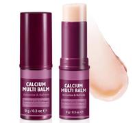 Calcium Volume Multi Balm, Calcium Multi Balm Stick, Korean Collagen Moisturizing Stick for Anti-Aging, Hydrating & Firming Treatment with Vitamin E - Suitable for Eyes, Face & Neck (2 PCS)
