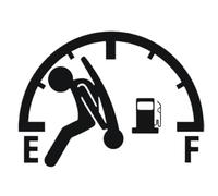 Calcomanías Para Coches | Pegatinas Reflectantes Divertidas Waterproofs | Señal De Alto Consumption Para Tapón De Tanque Vehículos Camión Furgoneta Sedán Ventana Puerta Decoration Automóvil