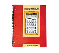 Calculated Industries 2140 Construction Master Pro Workbook and Study Guide | 4 Comprehensive Sections | Site Development | Footings, Slabs, Walls | Framing | Finishing |Practice Problems, Answers