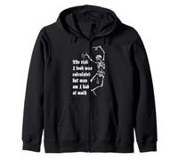 Calculated risk funny design Zip Hoodie