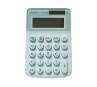calculator， 8 Digit Display Calculator，Battery Solar Dual Power，Electronic Handheld Calculator，for Students，children(Blu)