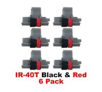 Calculator Cx5322dp/cx5512/cy2054p and Red 6-Pack Black Rollers Compatible Having Ir-40t Citizen Series Seiko Cx120/cx123 Ink Fr Series Hr M42t