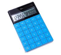 Calculator Desktop Calculator With 12-Digit Large Display Solar And Battery Dual Power Handheld Desktop Office(Blue)