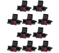 Calculator Ink Roller Printer Ribbon (10 Pack) IR40T IR-40T CP13 MP-12D PR-42 IR-40T, Black & Red Compatible with Casio HR-100TM HR-150TM HR-170RC, Sharp EL-1750V EL-1801V