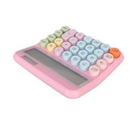 Calculator, LCD Display, 12-Bit Round Key, 4 Non-Slip Pads, 15 Degree Angle, Colorful Electronic Calculator, Efficient for Dorm and Office (#1)
