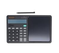 Calculator LCD Tablet Multifunctional Sketches Memos Accurate Practical Portable Math Calculator with Notepad for Office Financial Accounting (Black)