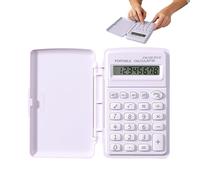Calculator Mini - Pocket Calculation Device with Lid,Handheld Kids Calculator | for Teachers Accountants Cashiers Engineers Bookkeepers Test Takers Home Office Business School Exams