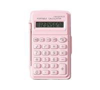 Calculator Mini - Slim Lightweight Math Device With Cover Case, Simple Pocket Size Computing Tool | Durable Basic Assistant Exams Office Accounting Retail Work Travel Study