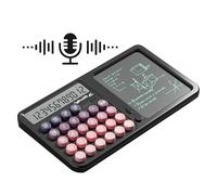 Calculator, Notepad Combo, Large Display Math Tool, Handwriting Drafting Board with Eye Protection 5.91x10.35 Inches for Students, Business Use, Adults, School Desk, Office Tasks, Home Study, Quick