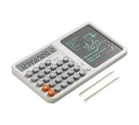 Calculator, Notepad Combo, Large Display Math Tool, Handwriting Drafting Board with Eye Protection 5.91x10.35 Inches for Students, Business Use, Adults, School Desk, Office Tasks, Home Study, Quick