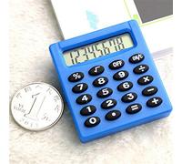 Calculator Pocket Mini Small Protable- School/Kids/Home/Office/Nurses- Solar/Battery - Basic Fully Functional - 8-Digit Display - Parties/Gifts/Events (Blue, 1Pcs)
