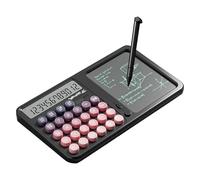 Calculator with Notepad, Home Calculation Tool, Handwriting Draft Board, Large Display, Eye Protection Screen, Lightweight Build, Quick Input, Function, Perfect for Students, Business, School