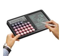 Calculator with Notepad, Home Math Tool, Handwriting Draft Pad, Eye Protective Large Screen, 5.91x10.35 Inches, Function Design for Students, Business, Office, School, Everyday Use